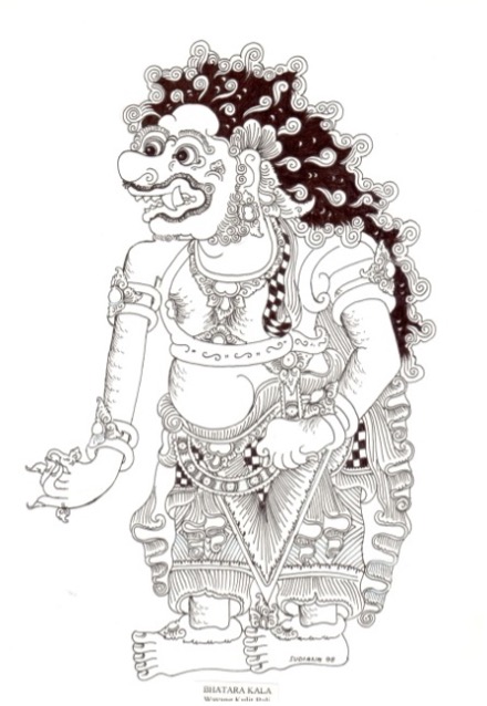  Bhatara Kala in Balinese Style Puppet