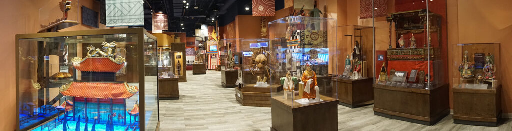 Figure 8. View of the Global Galleries at the Worlds of Puppetry Museum. (Photo: Bradford Clark)